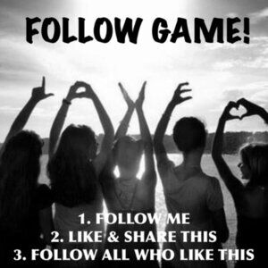 ⭐️1,000+ Person Follow Game⭐️